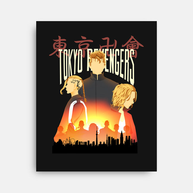 Tokyo Revengers-None-Stretched-Canvas-Afire