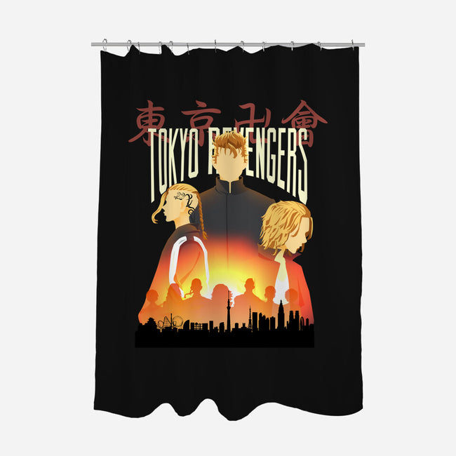 Tokyo Revengers-None-Polyester-Shower Curtain-Afire