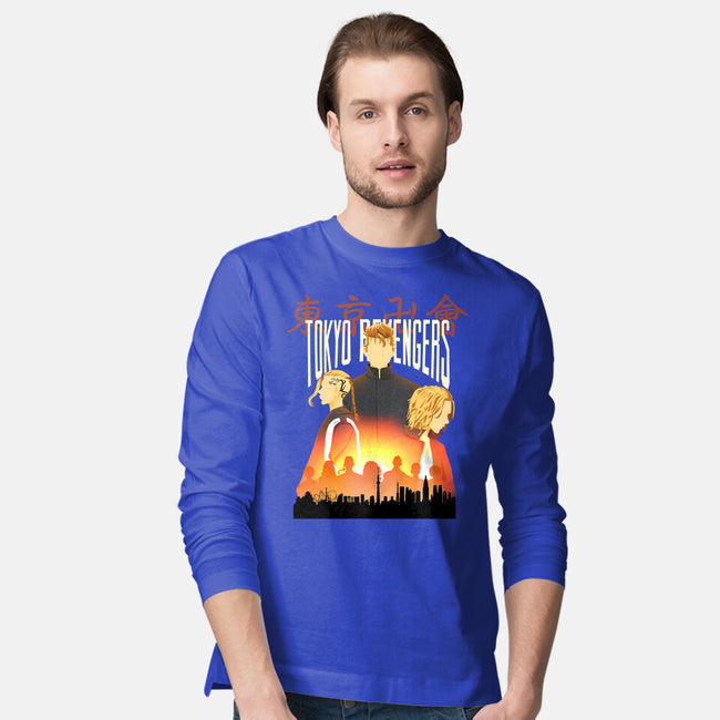 Tokyo Revengers-Mens-Long Sleeved-Tee-Afire