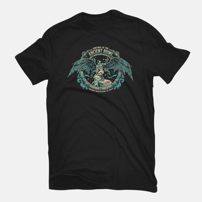 Sentinel Of The Ancient Ruins-Womens-Basic-Tee-Diego Gurgell