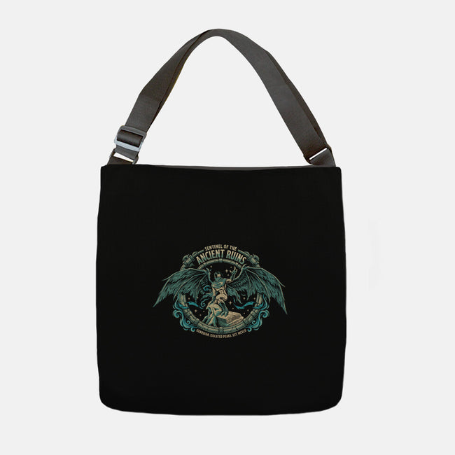 Sentinel Of The Ancient Ruins-None-Adjustable Tote-Bag-Diego Gurgell