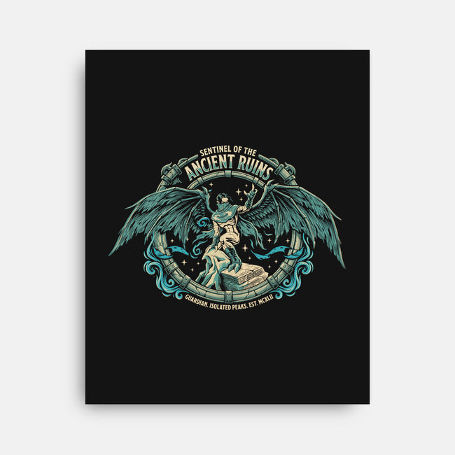 Sentinel Of The Ancient Ruins-None-Stretched-Canvas-Diego Gurgell