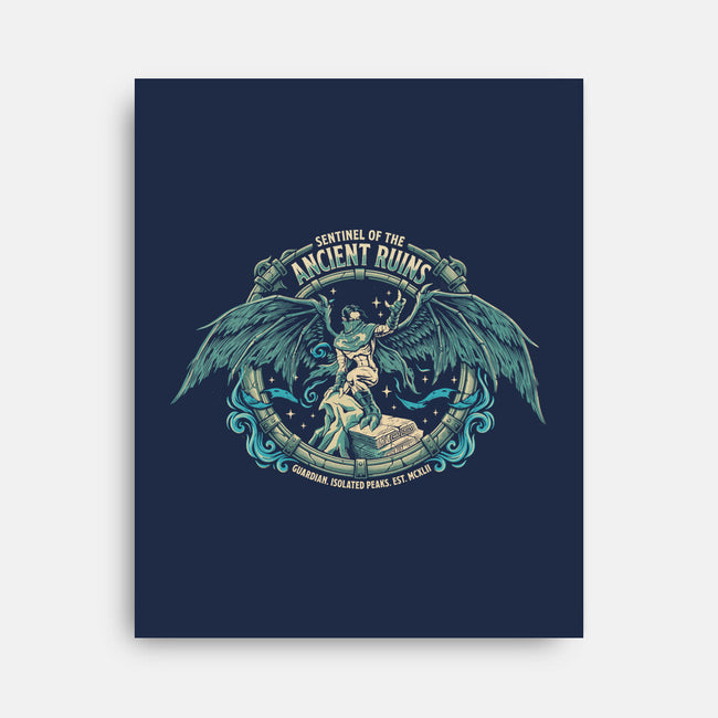 Sentinel Of The Ancient Ruins-None-Stretched-Canvas-Diego Gurgell