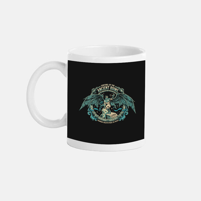 Sentinel Of The Ancient Ruins-None-Mug-Drinkware-Diego Gurgell