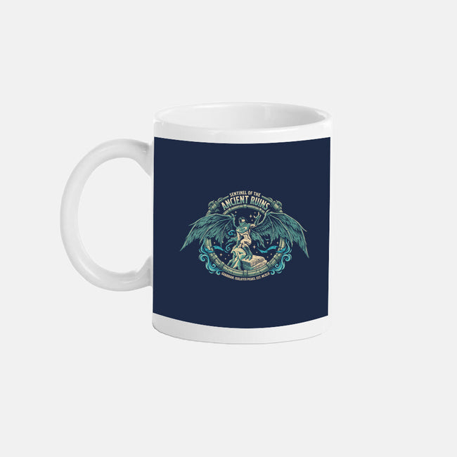 Sentinel Of The Ancient Ruins-None-Mug-Drinkware-Diego Gurgell