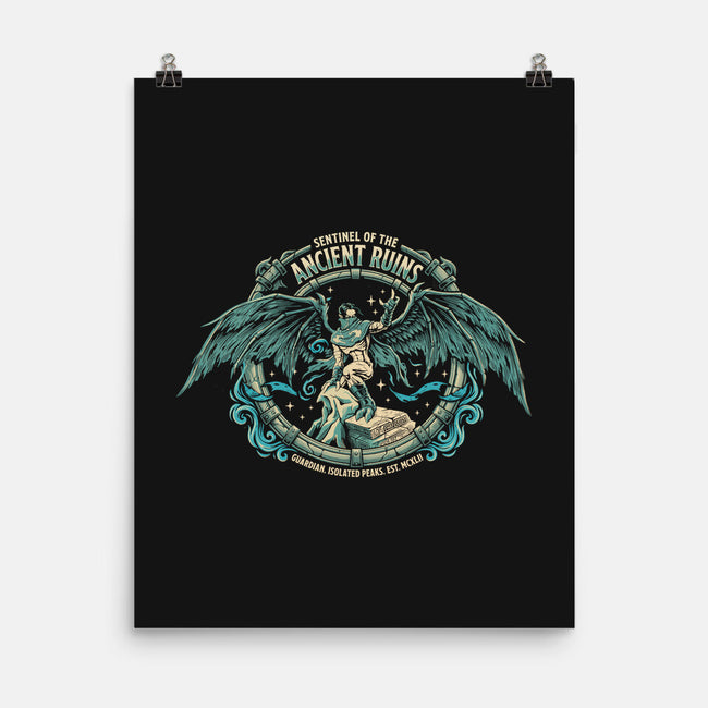 Sentinel Of The Ancient Ruins-None-Matte-Poster-Diego Gurgell