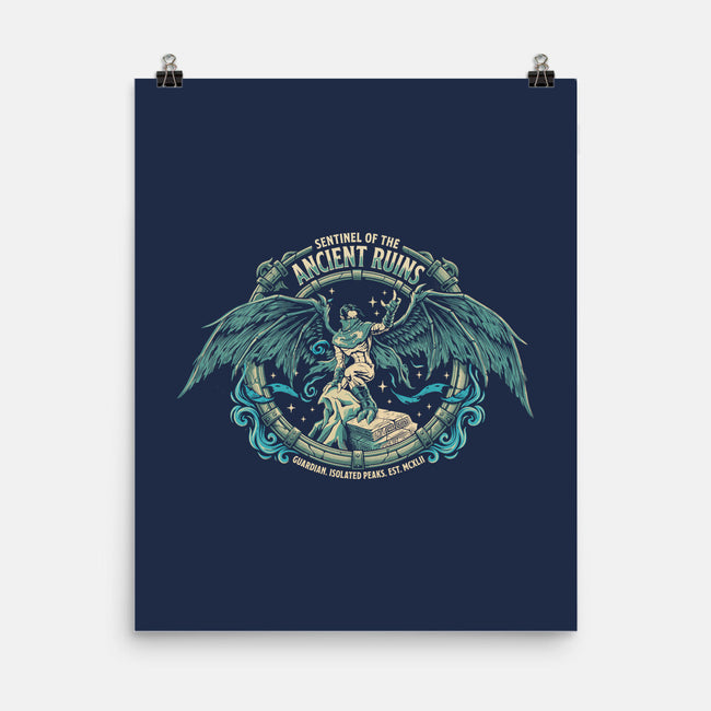 Sentinel Of The Ancient Ruins-None-Matte-Poster-Diego Gurgell