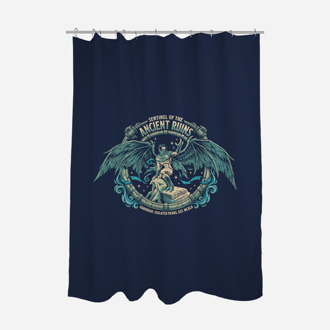 Sentinel Of The Ancient Ruins-None-Polyester-Shower Curtain-Diego Gurgell