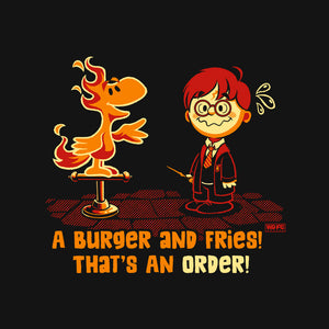A Burger And Fries