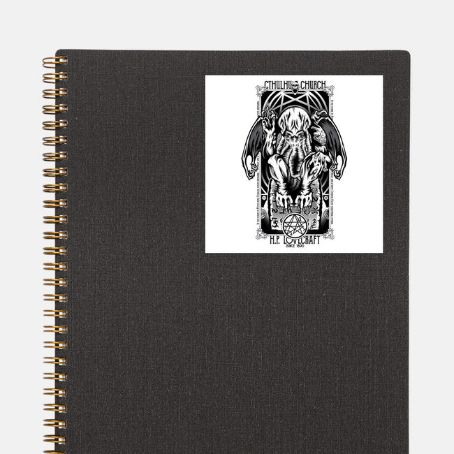 In His House Cthulhu Waits Dreaming-None-Glossy-Sticker-Fearcheck