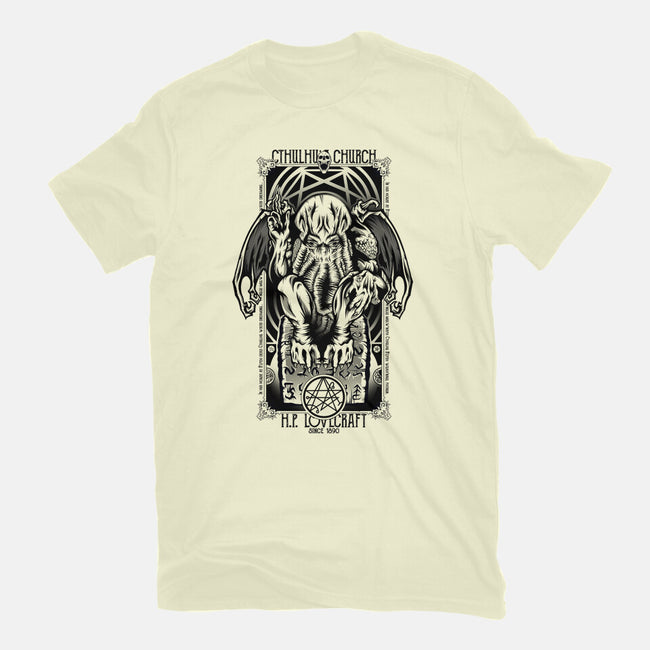 In His House Cthulhu Waits Dreaming-Mens-Premium-Tee-Fearcheck