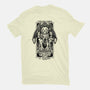 In His House Cthulhu Waits Dreaming-Mens-Basic-Tee-Fearcheck
