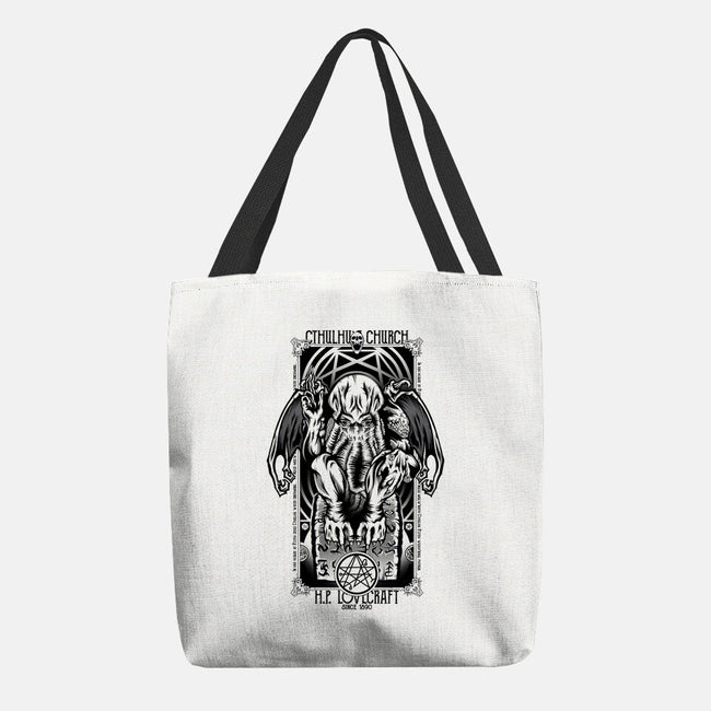 In His House Cthulhu Waits Dreaming-None-Basic Tote-Bag-Fearcheck