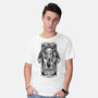 In His House Cthulhu Waits Dreaming-Mens-Basic-Tee-Fearcheck