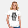 In His House Cthulhu Waits Dreaming-Womens-Fitted-Tee-Fearcheck