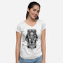 In His House Cthulhu Waits Dreaming-Womens-V-Neck-Tee-Fearcheck