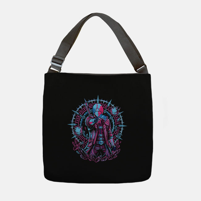 Demons Cry Too-None-Adjustable Tote-Bag-Diego Gurgell
