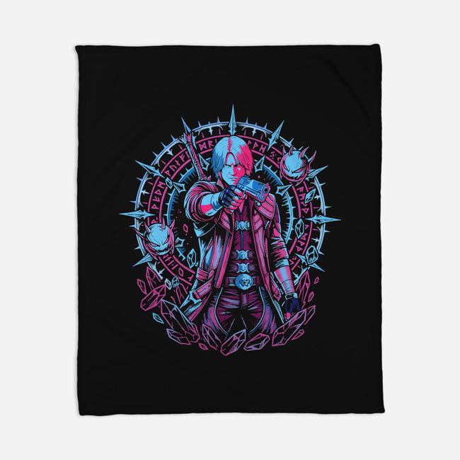 Demons Cry Too-None-Fleece-Blanket-Diego Gurgell