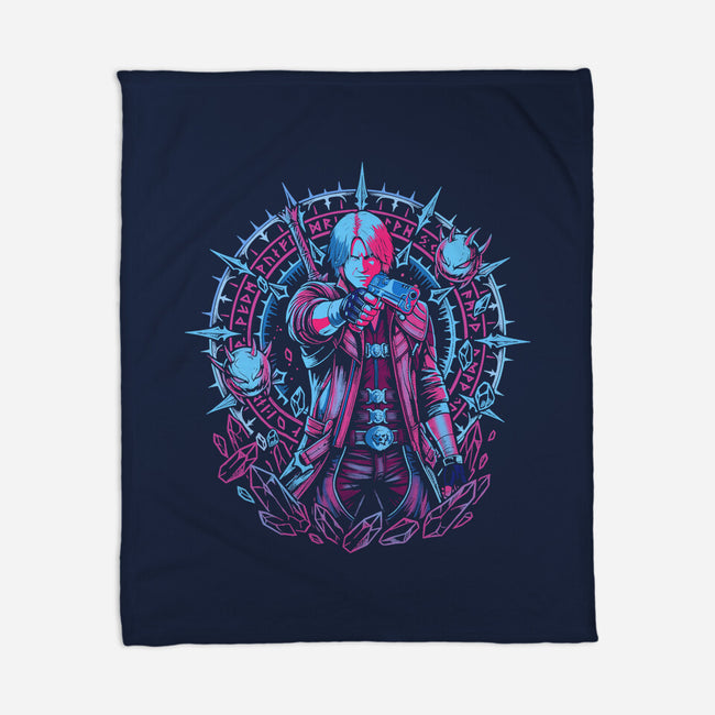 Demons Cry Too-None-Fleece-Blanket-Diego Gurgell