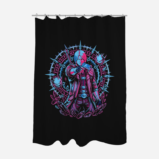 Demons Cry Too-None-Polyester-Shower Curtain-Diego Gurgell