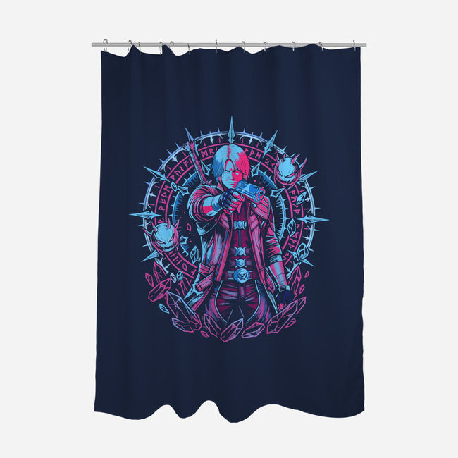 Demons Cry Too-None-Polyester-Shower Curtain-Diego Gurgell
