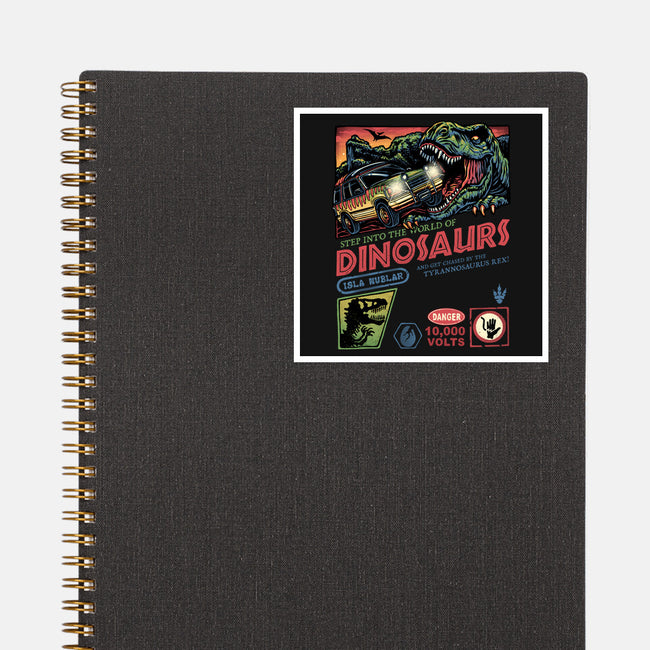 The World Of Dinosaurs-None-Glossy-Sticker-glitchygorilla