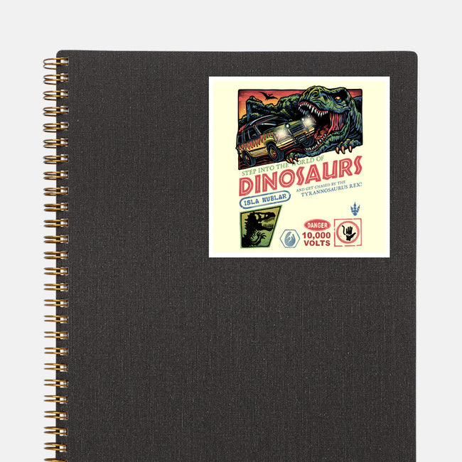 The World Of Dinosaurs-None-Glossy-Sticker-glitchygorilla