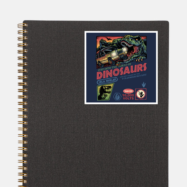 The World Of Dinosaurs-None-Glossy-Sticker-glitchygorilla