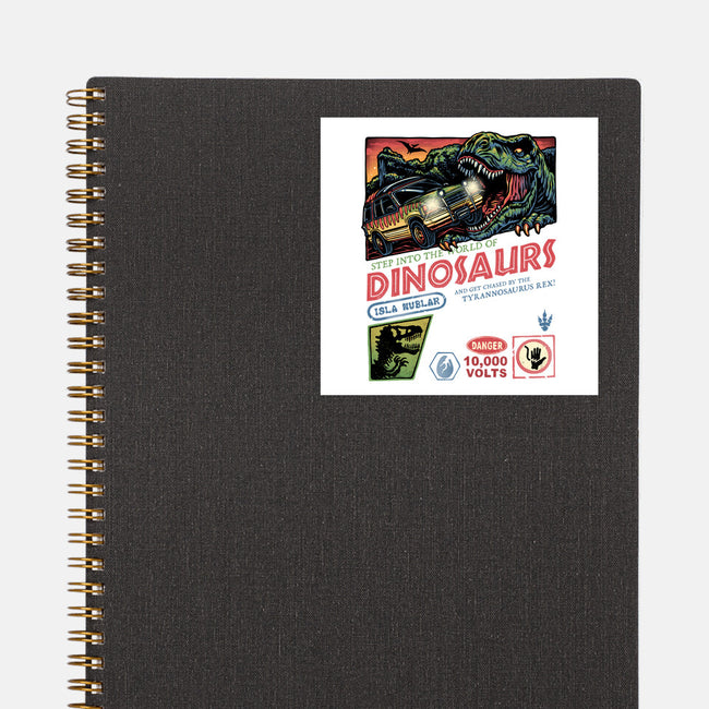 The World Of Dinosaurs-None-Glossy-Sticker-glitchygorilla