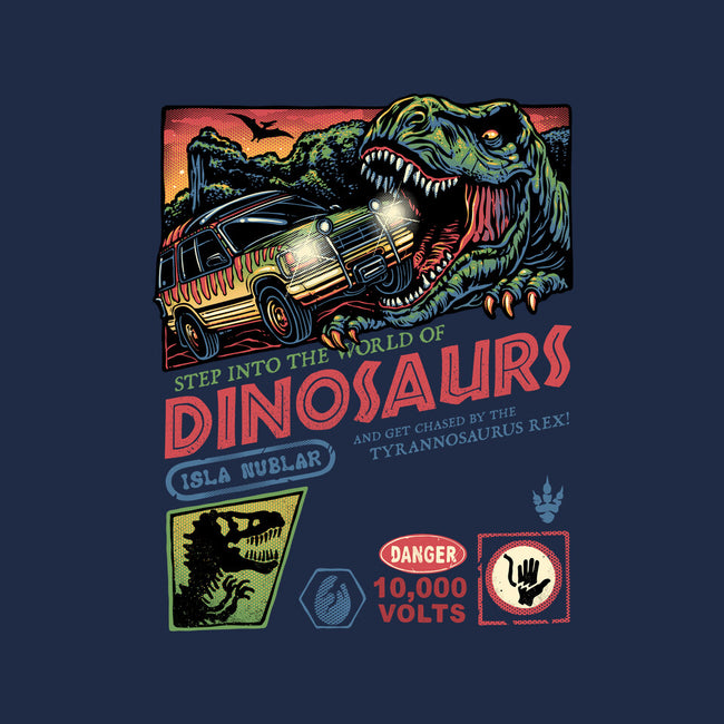 The World Of Dinosaurs-Unisex-Kitchen-Apron-glitchygorilla