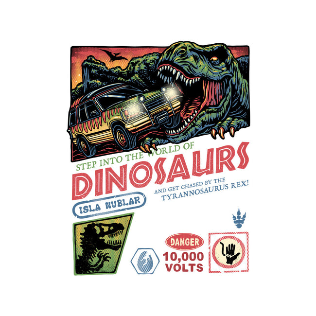 The World Of Dinosaurs-Unisex-Kitchen-Apron-glitchygorilla