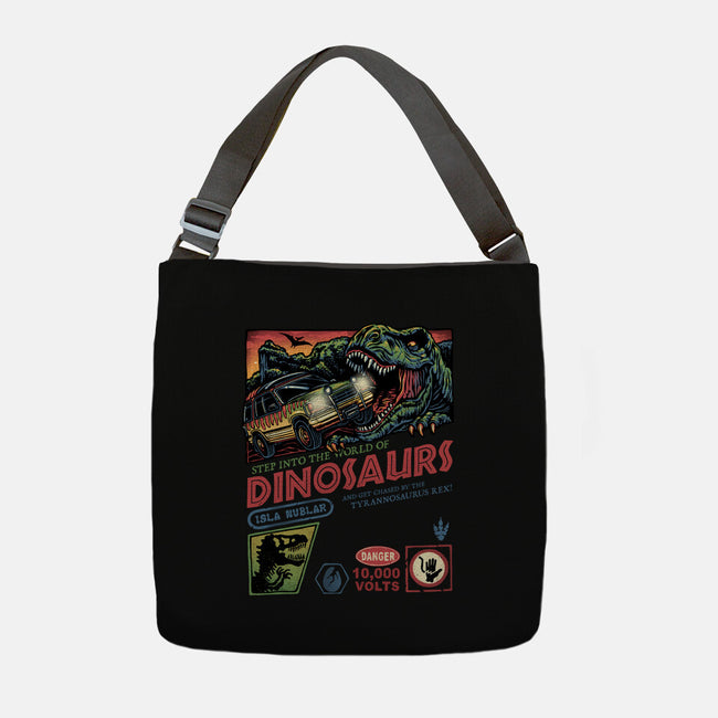 The World Of Dinosaurs-None-Adjustable Tote-Bag-glitchygorilla