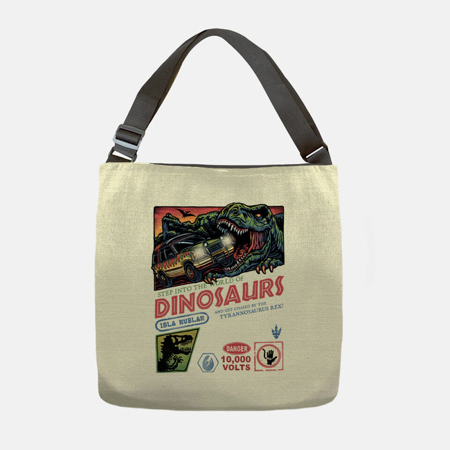 The World Of Dinosaurs-None-Adjustable Tote-Bag-glitchygorilla