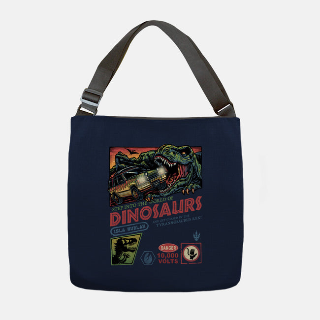 The World Of Dinosaurs-None-Adjustable Tote-Bag-glitchygorilla