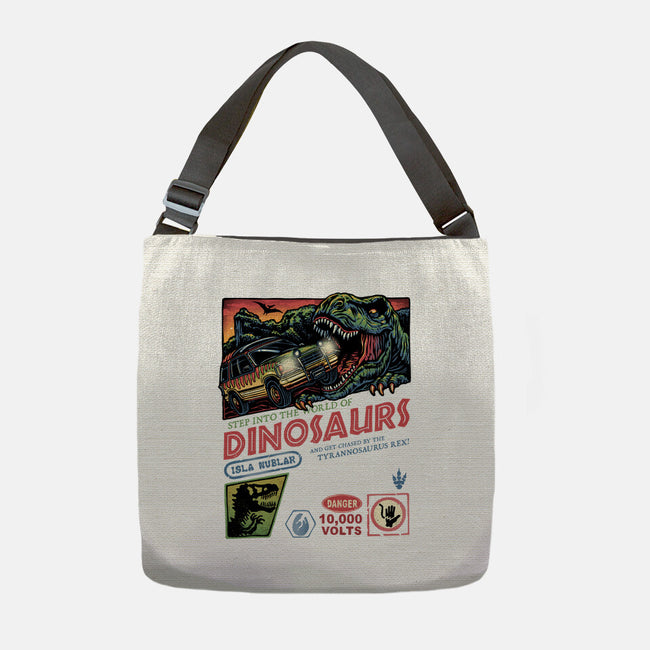 The World Of Dinosaurs-None-Adjustable Tote-Bag-glitchygorilla