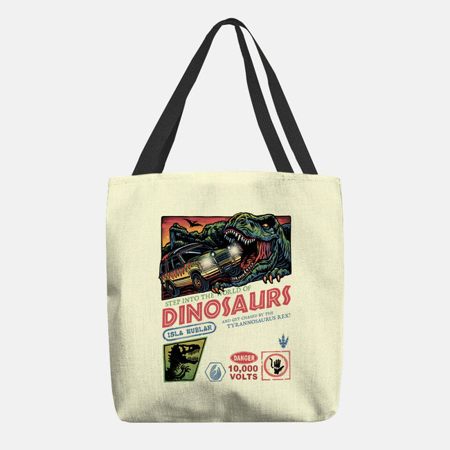 The World Of Dinosaurs-None-Basic Tote-Bag-glitchygorilla