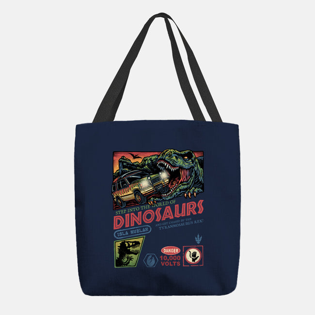 The World Of Dinosaurs-None-Basic Tote-Bag-glitchygorilla