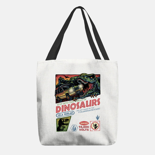 The World Of Dinosaurs-None-Basic Tote-Bag-glitchygorilla