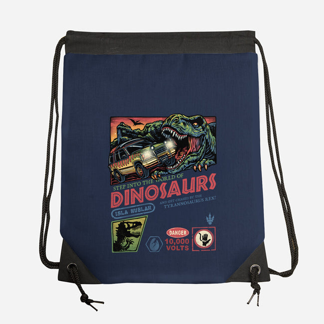The World Of Dinosaurs-None-Drawstring-Bag-glitchygorilla