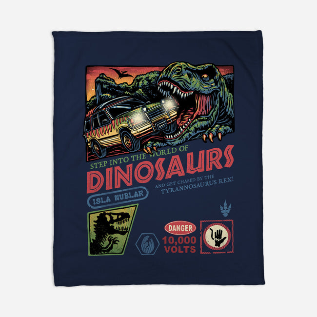 The World Of Dinosaurs-None-Fleece-Blanket-glitchygorilla