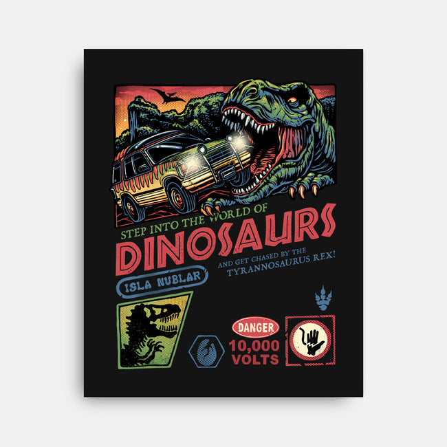 The World Of Dinosaurs-None-Stretched-Canvas-glitchygorilla