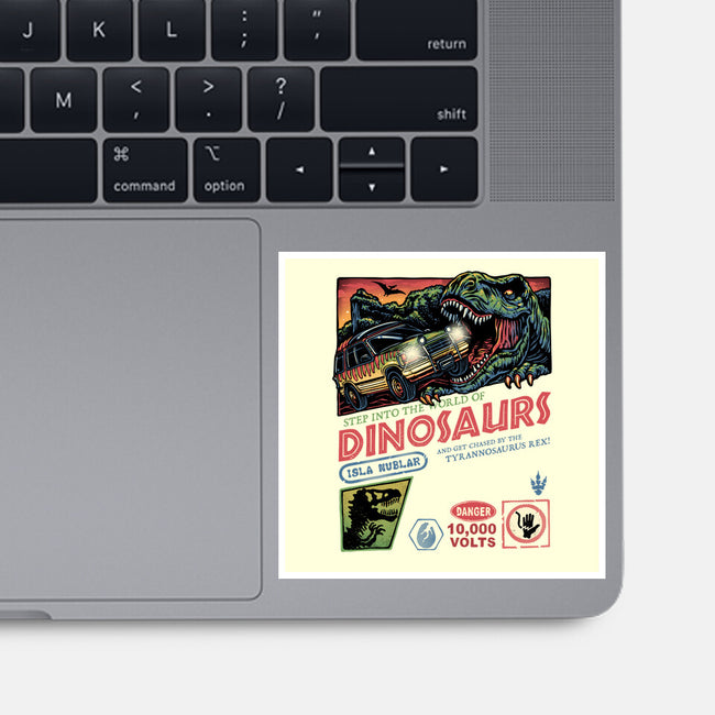 The World Of Dinosaurs-None-Glossy-Sticker-glitchygorilla