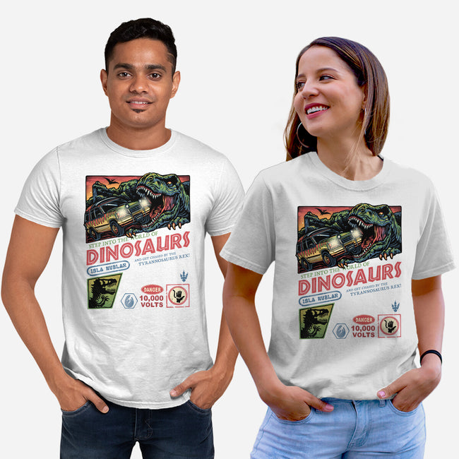 The World Of Dinosaurs-Unisex-Basic-Tee-glitchygorilla
