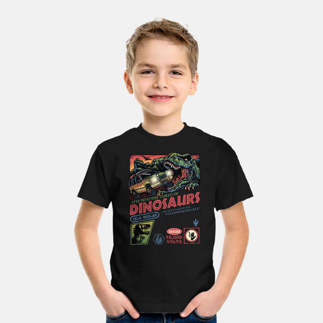 The World Of Dinosaurs-Youth-Basic-Tee-glitchygorilla