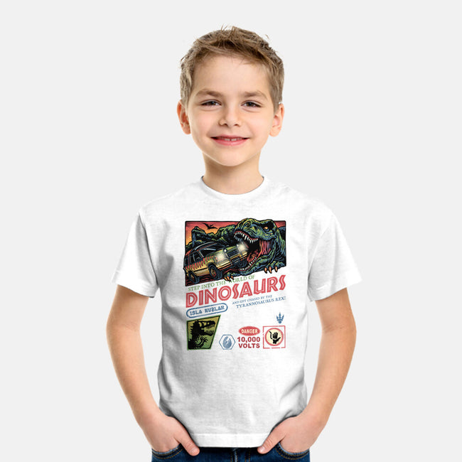 The World Of Dinosaurs-Youth-Basic-Tee-glitchygorilla