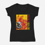 Use Your Force I-Womens-V-Neck-Tee-CappO