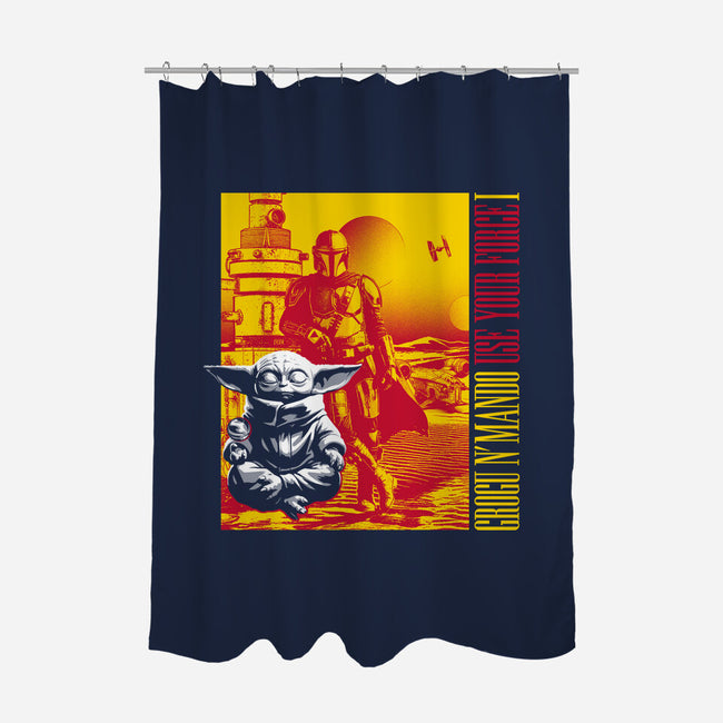 Use Your Force I-None-Polyester-Shower Curtain-CappO