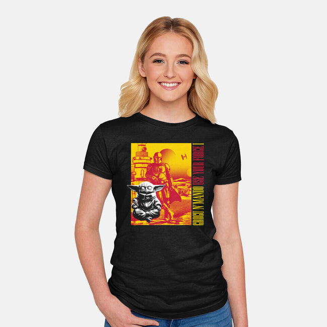 Use Your Force I-Womens-Fitted-Tee-CappO
