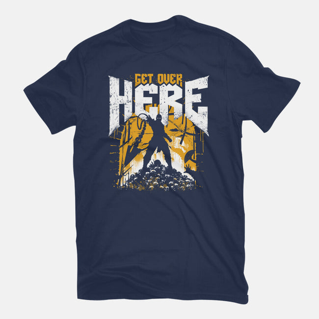Get Over Here Slayer-Womens-Fitted-Tee-rocketman_art