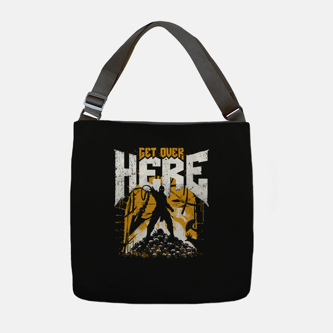 Get Over Here Slayer-None-Adjustable Tote-Bag-rocketman_art